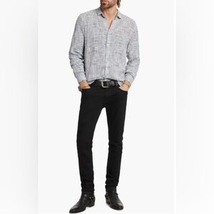 NWT Ross Slim Fit Gauze Button-Up Shirt
John Varvatos SIZE XL